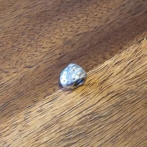 Authentic Pandora Retired Sterling Silver Strawberry Food Bead - 790112